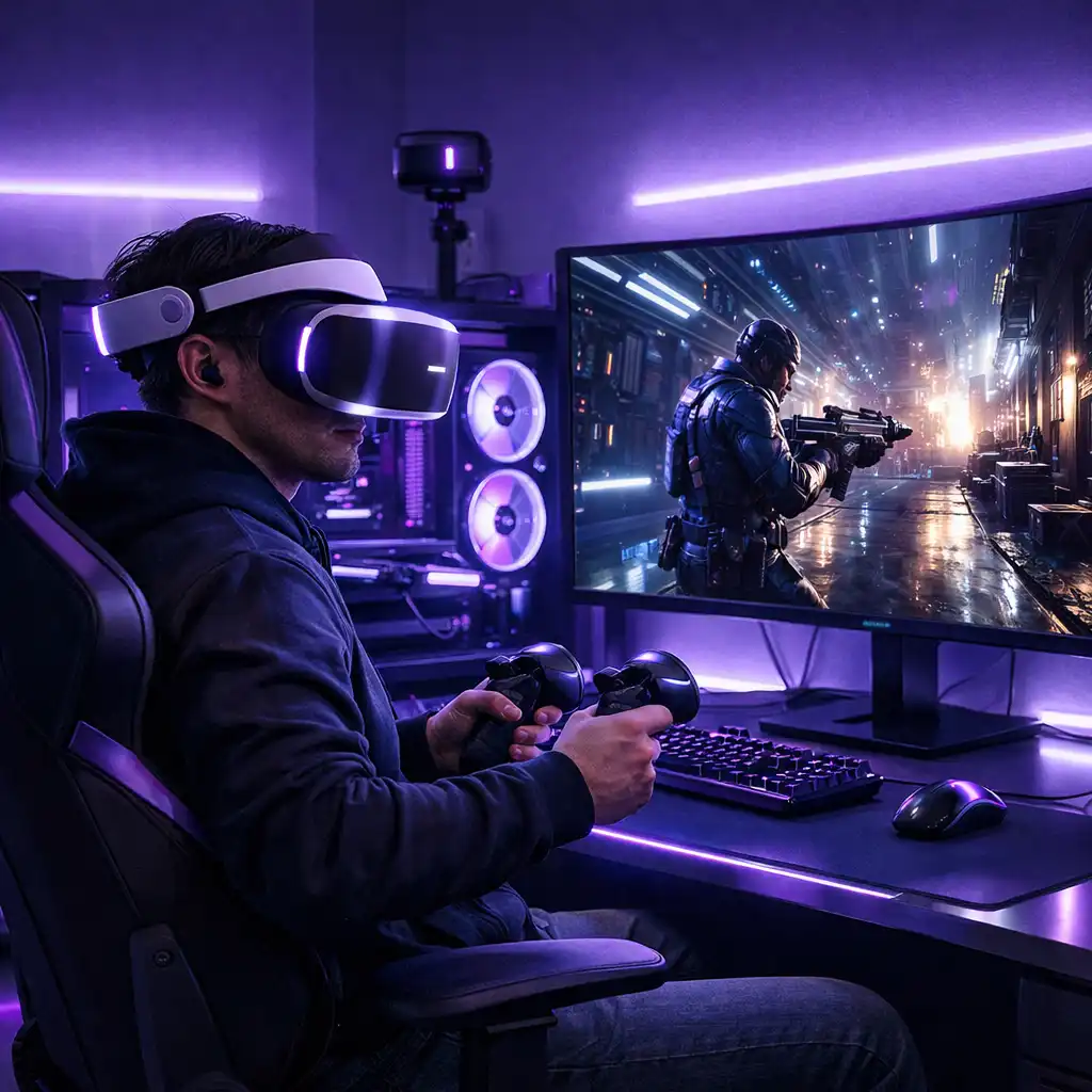 Nowoczesne technologie gamingowe i futurystyczny sprzęt